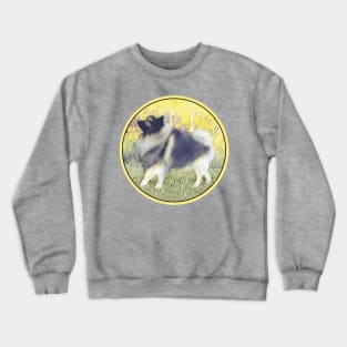 Keeshond in Aspen Crewneck Sweatshirt